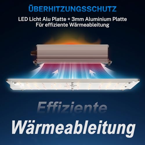 Full spectrum light of HONGUAN HG1000, covering 3000K, 5000K, 6500K, DR660nm, and IR730nm