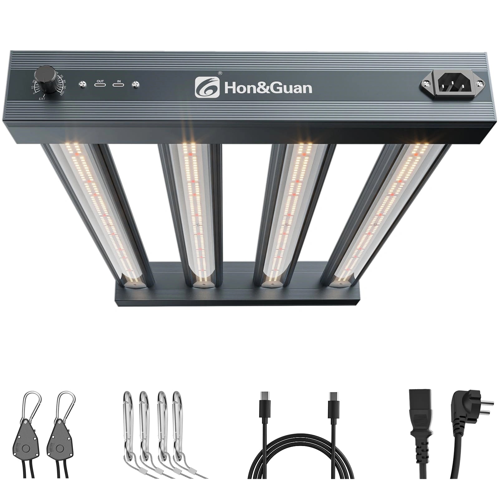 LED Grow Light EG2400 – Full Spectrum 240W Plant Lamp with Dimmable Daisy Chain for Indoor Vegetables and Grow Tents